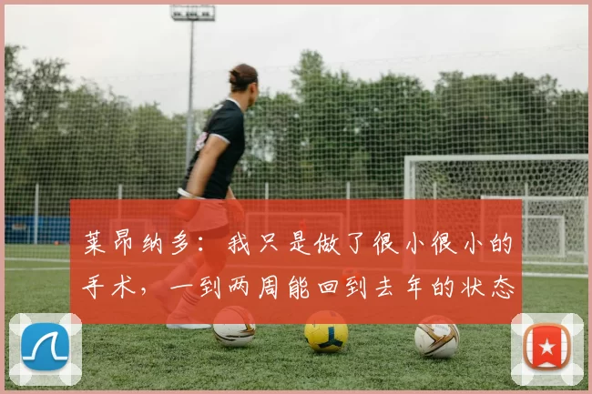 莱昂纳多：我只是做了很小很小的手术，一到两周能回到去年的状态